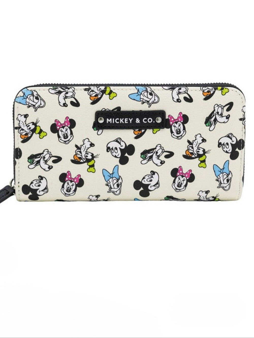 NWT! Disney Mickey Mouse & Friends Wristlet wallet Minnie Pluto Goofy Donald